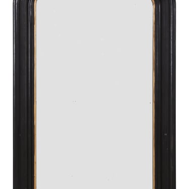 Antique Black Louis Philippe Mirror