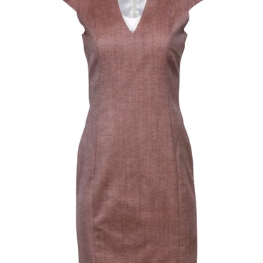 Reiss - Copper Wool Blend &quot;Turner&quot; Sheath Dress Sz 6