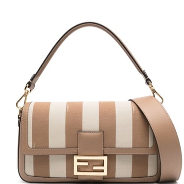 Fendi Women Tess Pequin Baguette