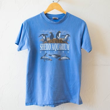 Vintage 1980s Chicago Aquarium T-Shirt M/L