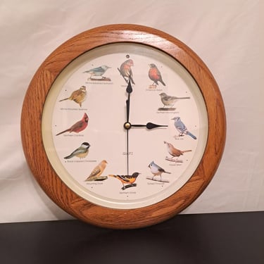 Vintage Singing Bird Clock 