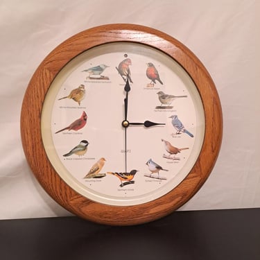 Vintage Singing Bird Clock 