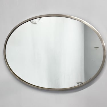 1950's Chrome Wall Mirror, Czechoslovakia 