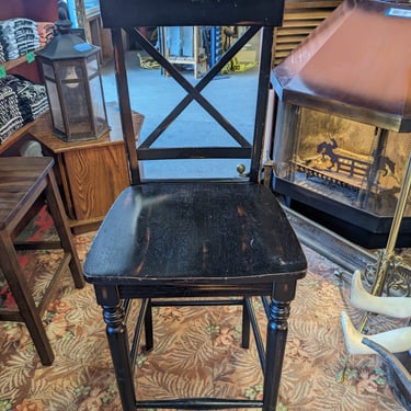 Wooden Bar Chair 17.75 x 46.5 x 16.5