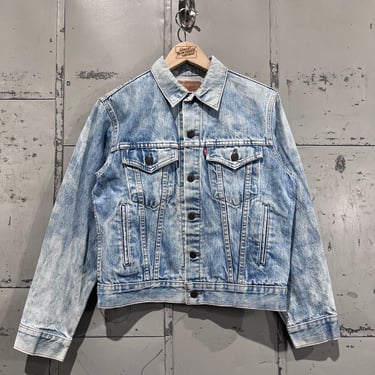 80s Medium  Levi’s Denim jacket  Trucker stone washed Jacket 