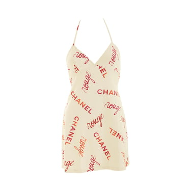 Chanel Rouge Logo Stretch Dress