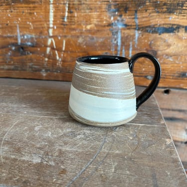 Mug - Mixed Clay Swirl with Black 