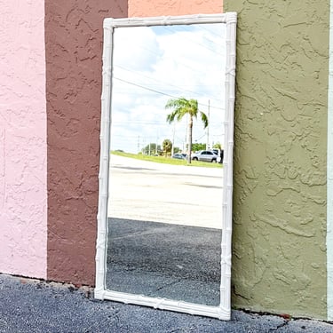 Palm Beach Style Faux Bamboo Mirror