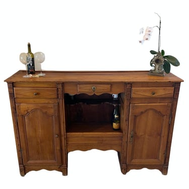 Early 19th Century Country French Bordeaux Sideboard Server Wine Cabinet 