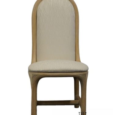 AMERICAN DREW Bleached Wood Coastal Contemporary Style Dining Side Chair 