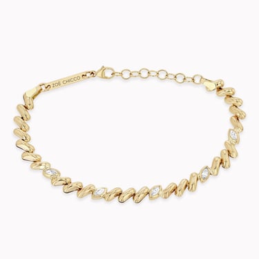 Marquise Diamond Station San Marco Chain Bracelet