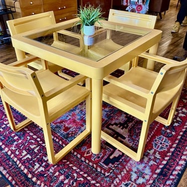 Vintage MOD Patio Set by SYROCO -table w/4 chairs