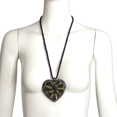 YVES SAINT LAURENT-1980s Numbered Medallion Necklace