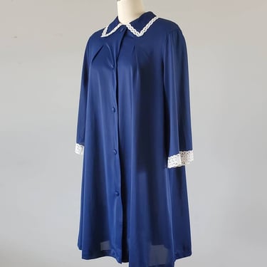 1970s Vanity Fair Peignoir / Robe 70s Sleepwear 70&#39;s Loungewear Women&#39;s Vintage Size Small 