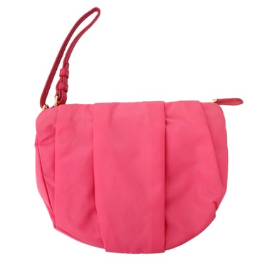 Prada Tessuto Rosette Wristlet Clutch