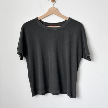 Le Bon Shoppe Fille Tee - Washed Black on Garmentory