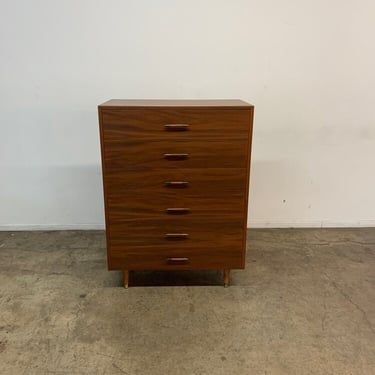 Minimal highboy in walnut 