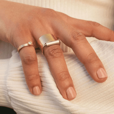 Colleen Mauer Designs | Square Pipeline Ring