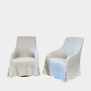 Maxalto Agathos Swivel Lounge Chairs