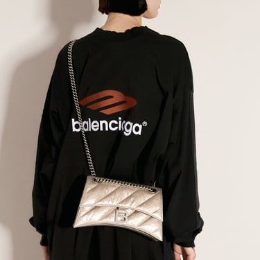 Balenciaga Women Crush Chain Small Shoulder Bag