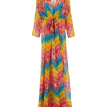 Valentino Garavani Woman Printed Muslin Valentino Garavani Escape Beach Robe