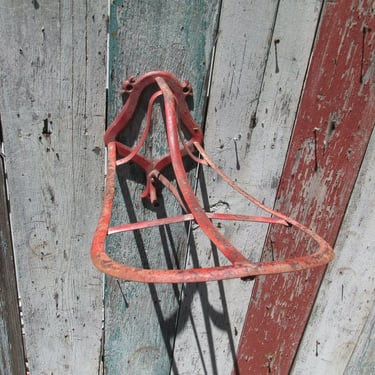 Antique Cast Iron English Saddle Rack