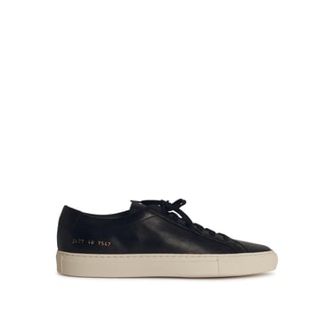 Common Projects 'Achilles' Black Leather Sneakers Men