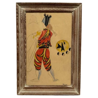 &quot;Ballet-Three Cornered Hat Sketch #3&quot; Lithograph by Pablo Picasso