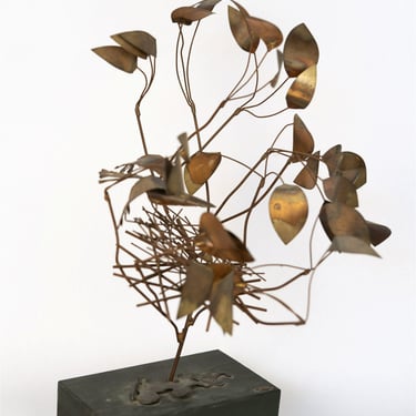 Curtis Jere Bird in Nest Sculpture