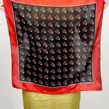 Gucci Horsebit Silk Scarf
