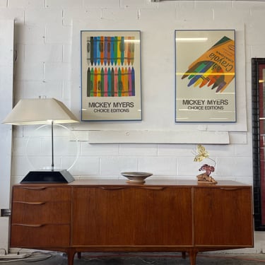 Mid Century Teak ‘Dunvegan’ Credenza with Drop Down Bar Designed by Tom Robertson for McIntosh