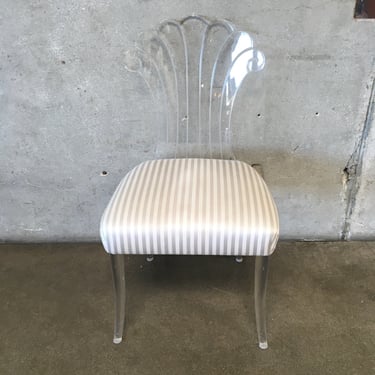 Acrylic Scalloped Chair