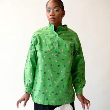 Green Popover Shirt | Marimekko 1974 