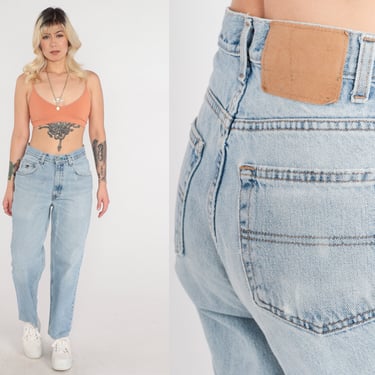 Tommy Hilfiger Jeans 90s Mom Jeans Tapered Tommy Jeans Denim Pants Vintage 1990s High Waist Jeans Blue Relaxed Medium 30 