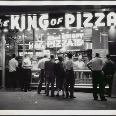 King of Pizza Photograph -- Digital Print Photograph -- Vintage New York Photo -- New York Vintage Photo -- 1950s New York -- Digital Print 