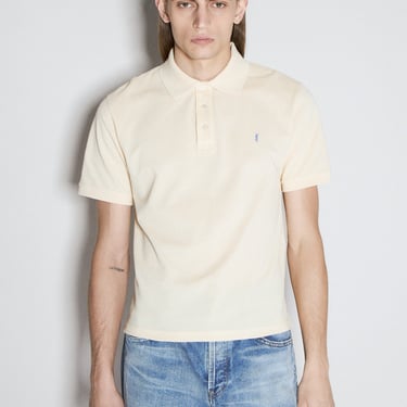 Saint Laurent Men Cassandre Polo Shirt