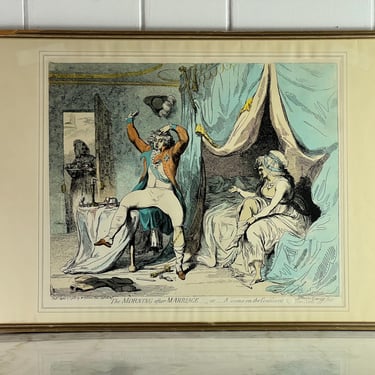 Vintage 1969 Limited Edition print James Gillray's 