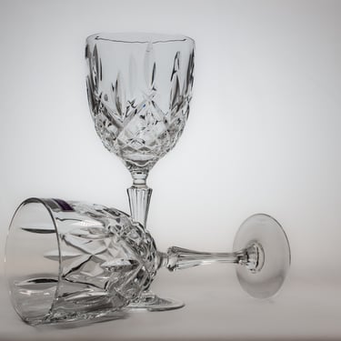 Mikasa Waterford Crystal Goblets | Wine Glasses | Beautiful Glassware for Two 
