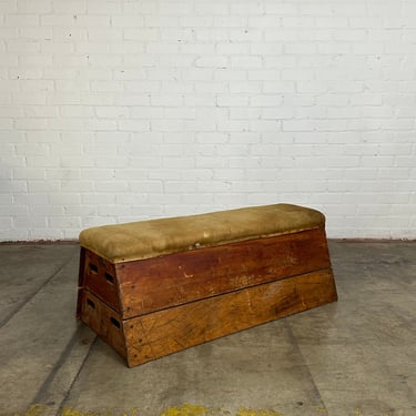 Vintage decorative vault bench 