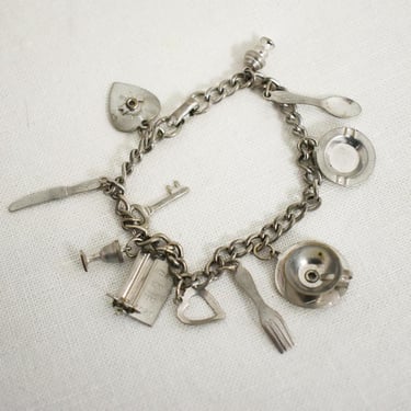 1950s Coro Charm Bracelet 