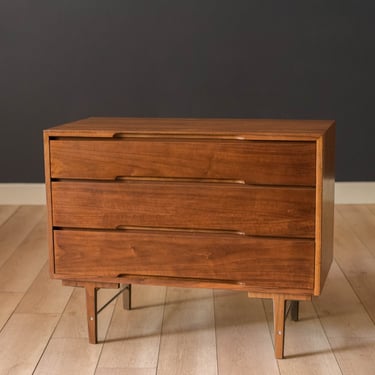 Vintage Walnut Glenn of California Dresser Chest of Drawers by Kipp Stewart 