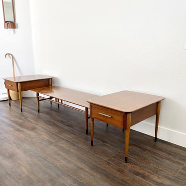 Mid Century Modern Set Of 3 Lane Acclaim End / Side &amp; Coffee Tables MCM VTG