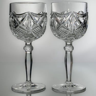 Vintage Crystal Glassware | Nachtmann Crystal Stemware | Beautiful Set for Two 