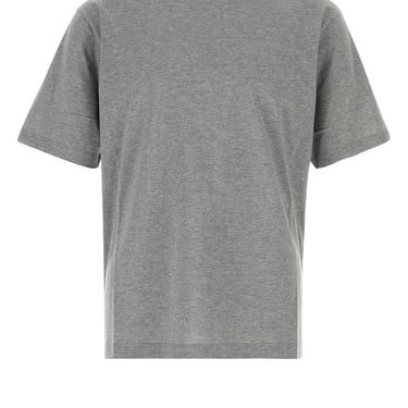 Prada Men Grey Cotton T-Shirt