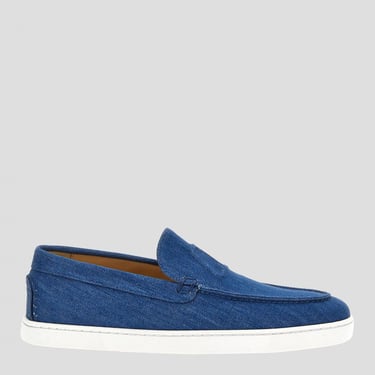 Christian Louboutin Loafers Men Blue Men