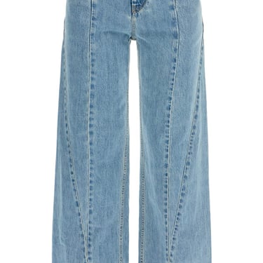 Maison Margiela Loose Cut-Out Waist Jeans With Women