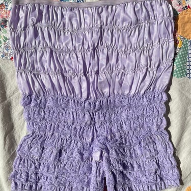 1970s Lavender Lace Bloomers size Small 