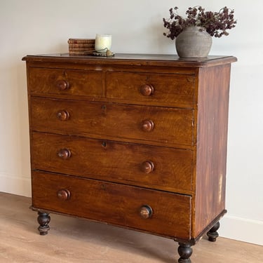 Antique English Pine Dresser 