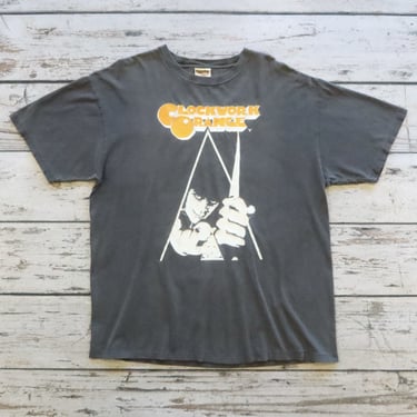 Vintage A Clockwork Orange Movie Tshirt Stanley Kubrick Size XL