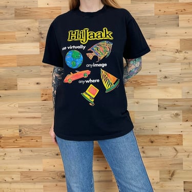 90's HiJaak Computer Software Image Manager Tech Vintage T Shirt 
